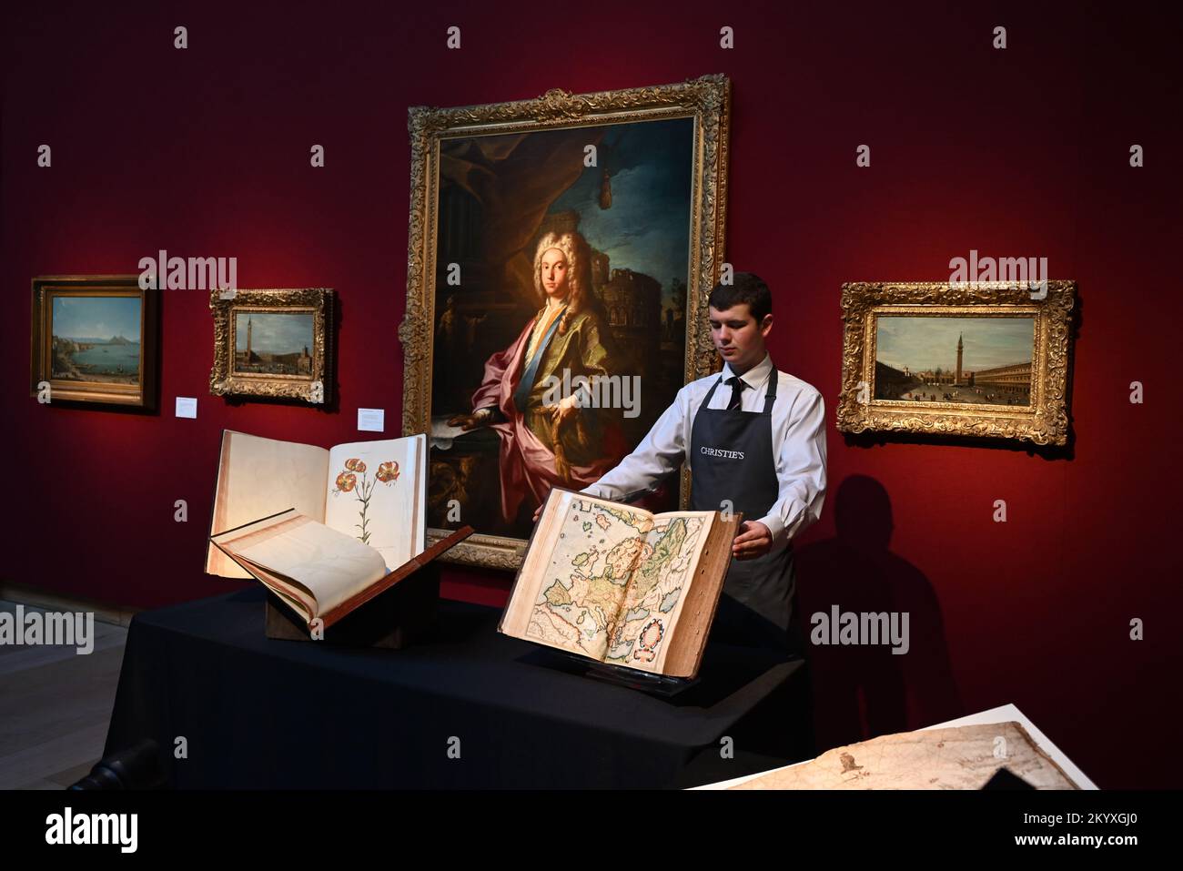 Celebrating the breadth of human creativity from aniquities to modern classics , Classic Week at Christie's London will run until 15 December across four live auctions and three online sales , with pre-sale public viewing from 2 December ... Stock Photo