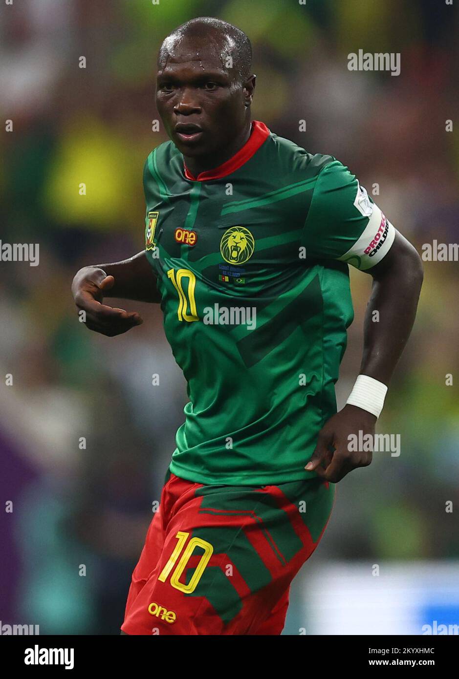 Doha, Qatar, 2nd December 2022. Vincent Aboubakar of Cameroon during the FIFA World Cup 2022 match at Lusail Stadium, Doha. Picture credit should read: David Klein / Sportimage Credit: Sportimage/Alamy Live News Stock Photo