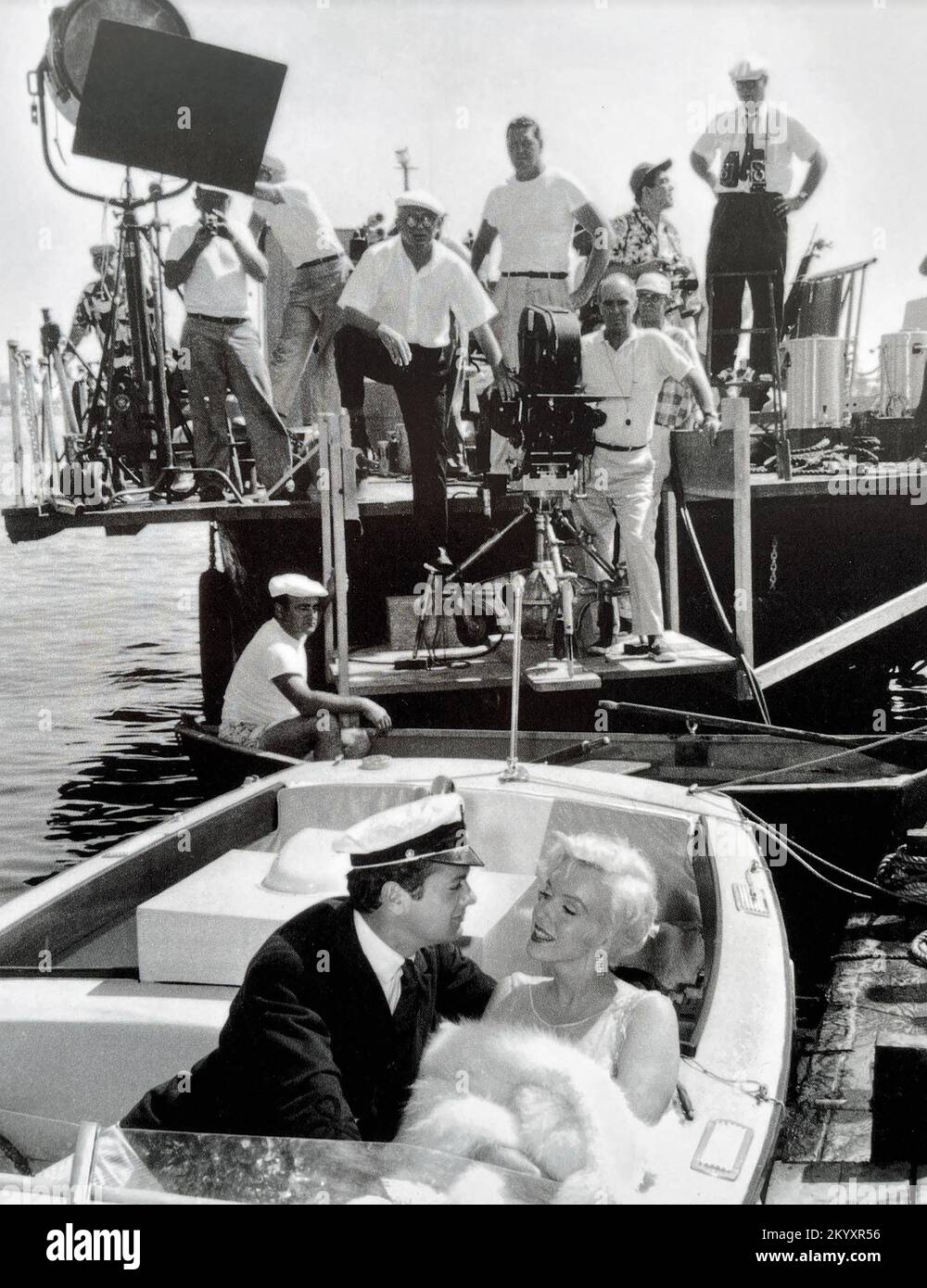 SOME LIKE IT HOT 1959 United Artists film with Marilyn Monroe and Tony Curtis, directed by Billy Wilder Stock Photo