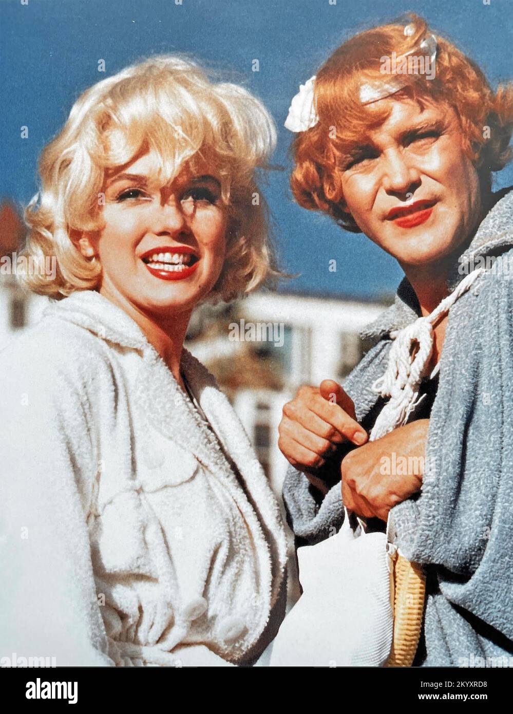 SOME LIKE IT HOT 1959 United Artists film with Marilyn Monroe and Jack Lemmon Stock Photo
