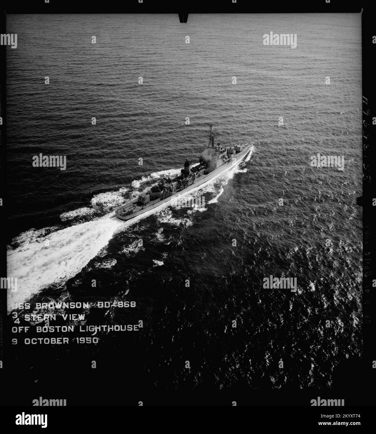 DD-868 Brownson , Ships, Naval Vessels, Boats, Naval History, Navy Stock Photo