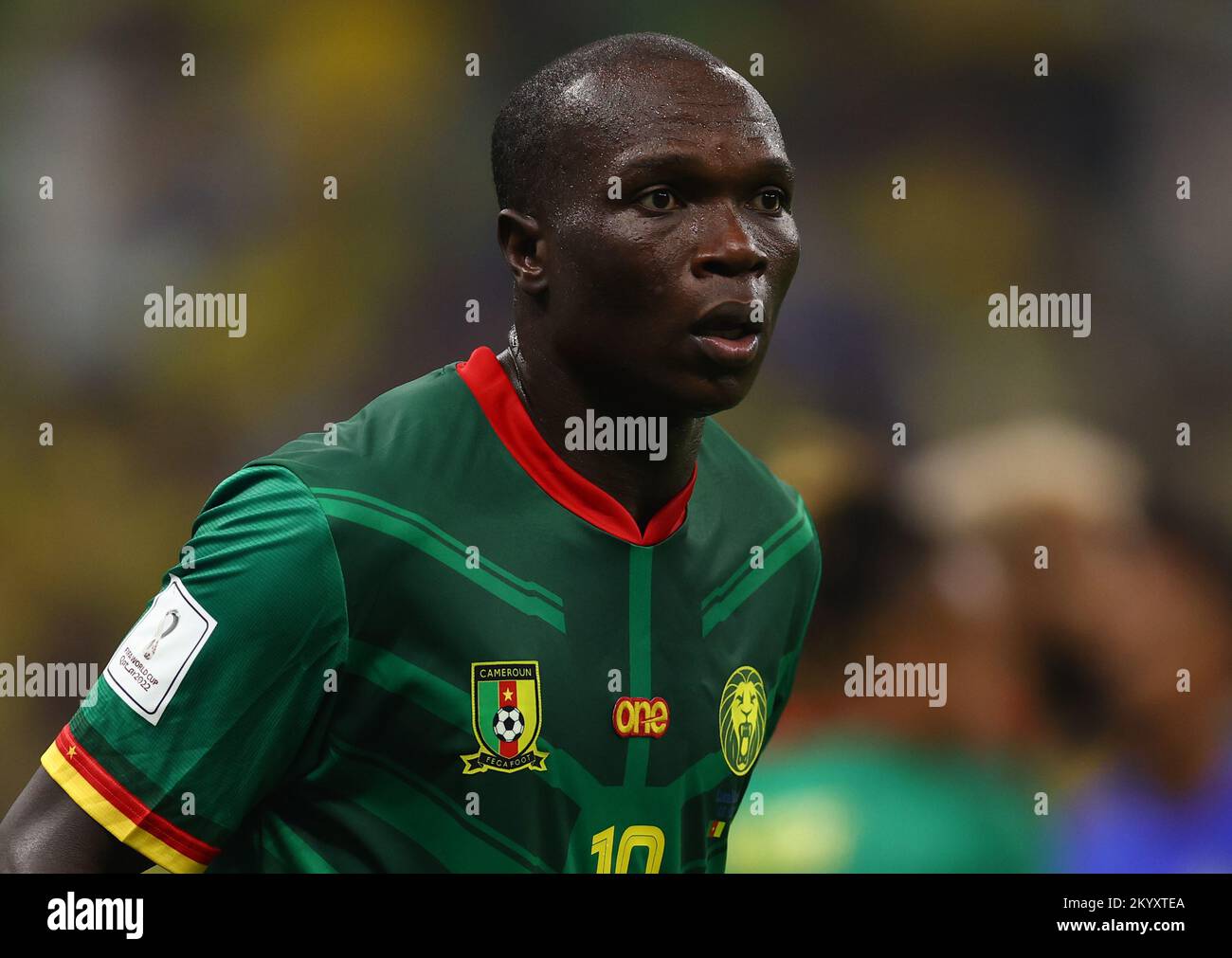 Doha, Qatar, 2nd December 2022. Vincent Aboubakar of Cameroon  during the FIFA World Cup 2022 match at Lusail Stadium, Doha. Picture credit should read: David Klein / Sportimage Credit: Sportimage/Alamy Live News Stock Photo