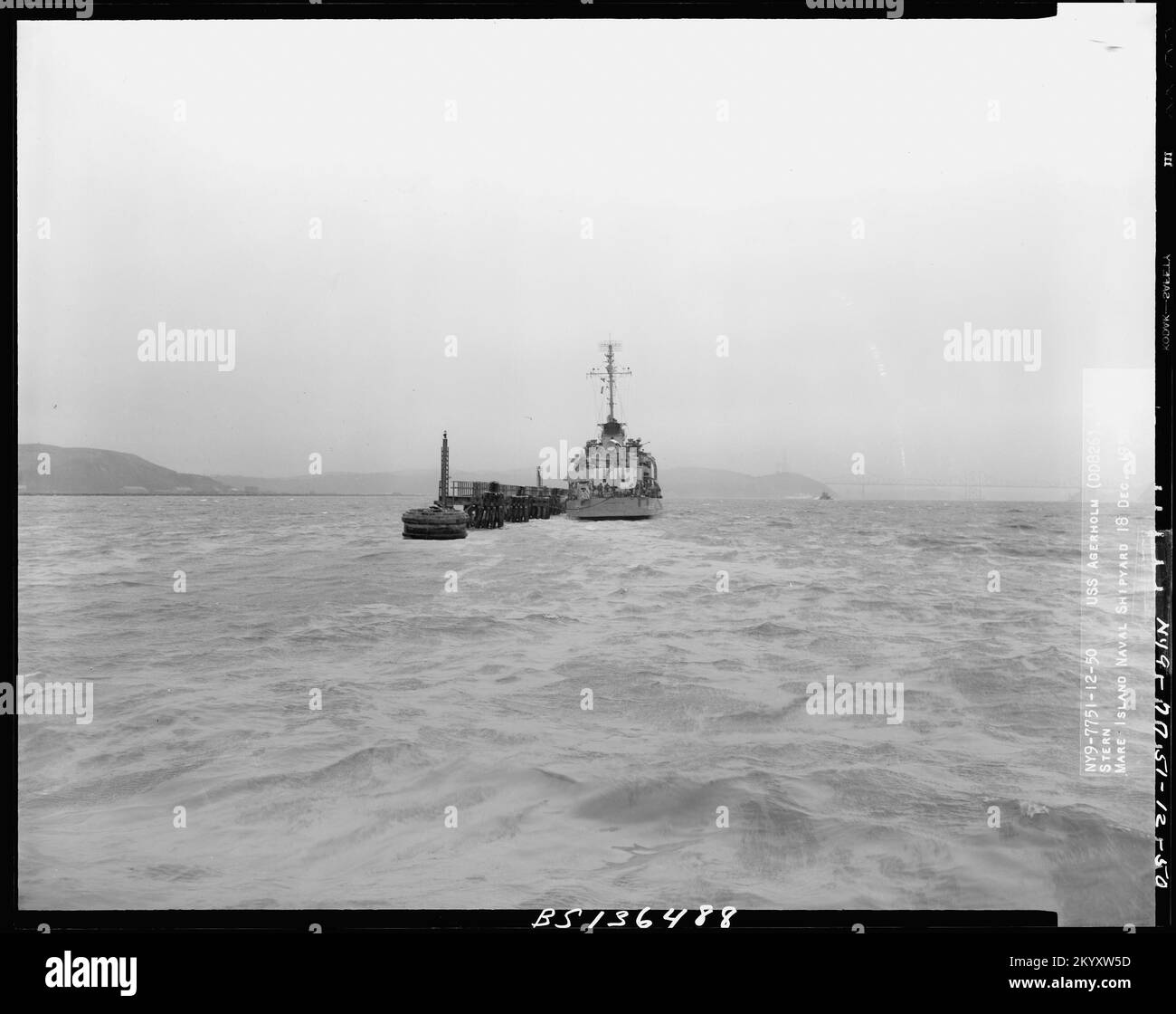 DD-826 Agerholm , Ships, Naval Vessels, Boats, Naval History, Navy Stock Photo