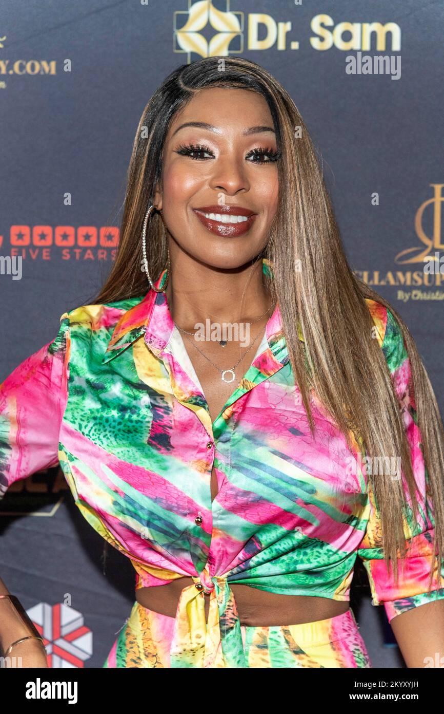 California, USA. 01st Dec, 2022. Porscha Coleman attends SAM Foundation ...