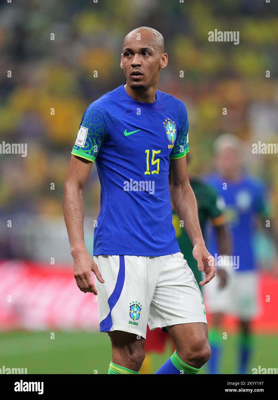 Segunda Camiseta Brasil Jugador Fabinho 2022