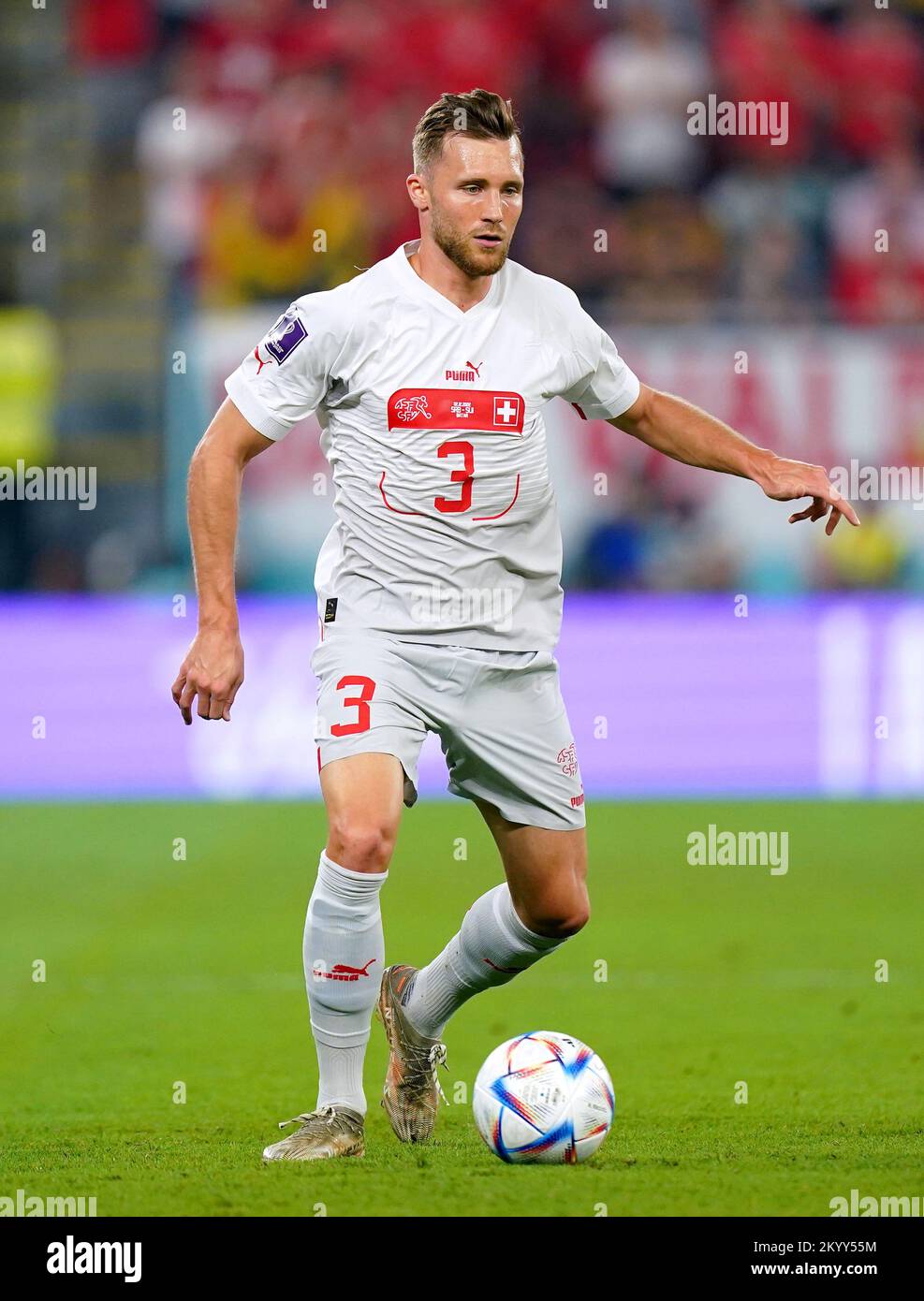 Switzerland's Silvan Widmer during the FIFA World Cup Group G match at