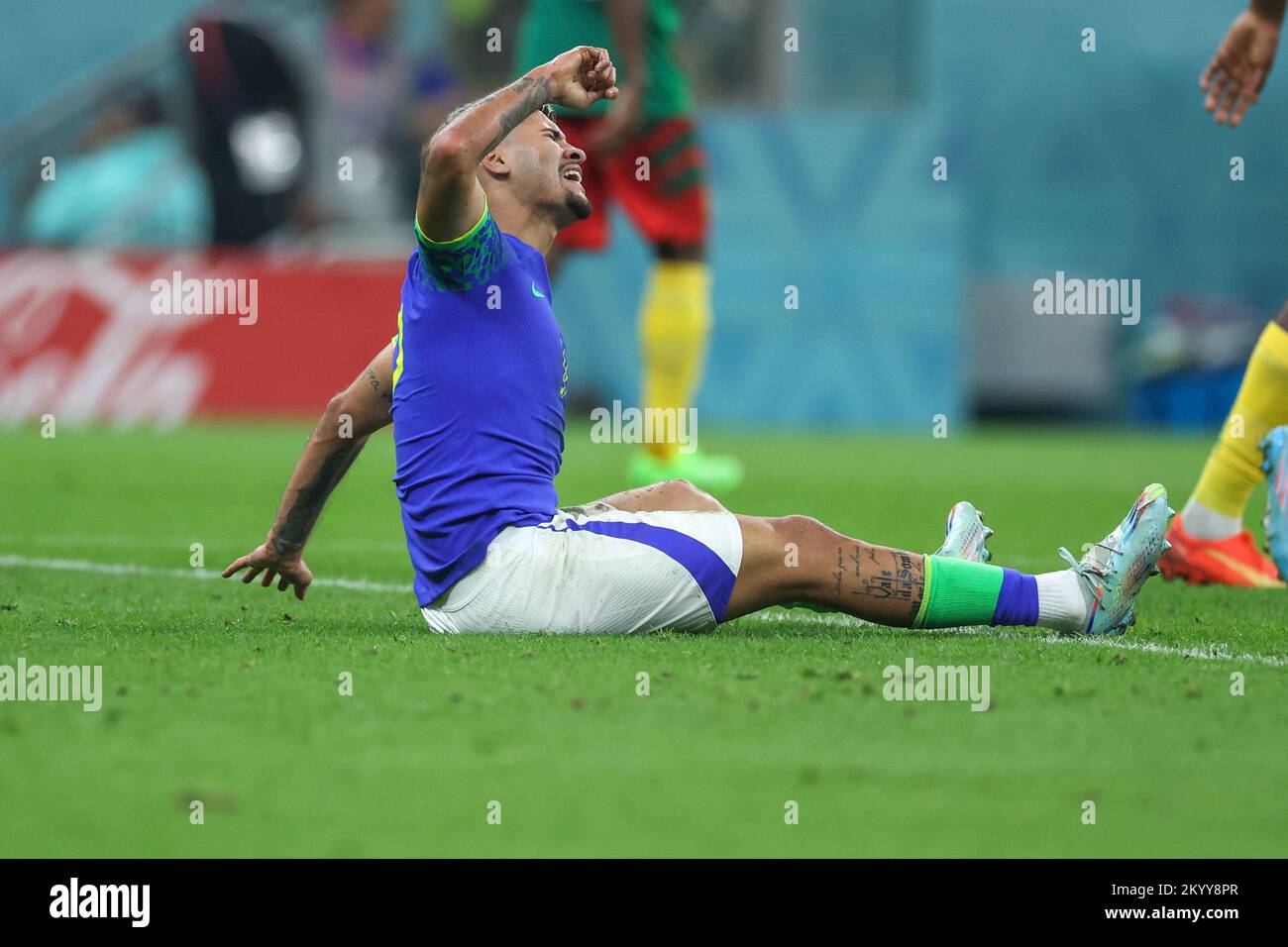 Lusail City, Qatar. 02nd Dec, 2022. Bruno Guimaraes of Brazil during the FIFA World Cup Qatar 2022 Group G match between Cameroon and Brazil at Lusail Stadium in Lusail City, Qatar. December 2. Credit: Brazil Photo Press/Alamy Live News Stock Photo