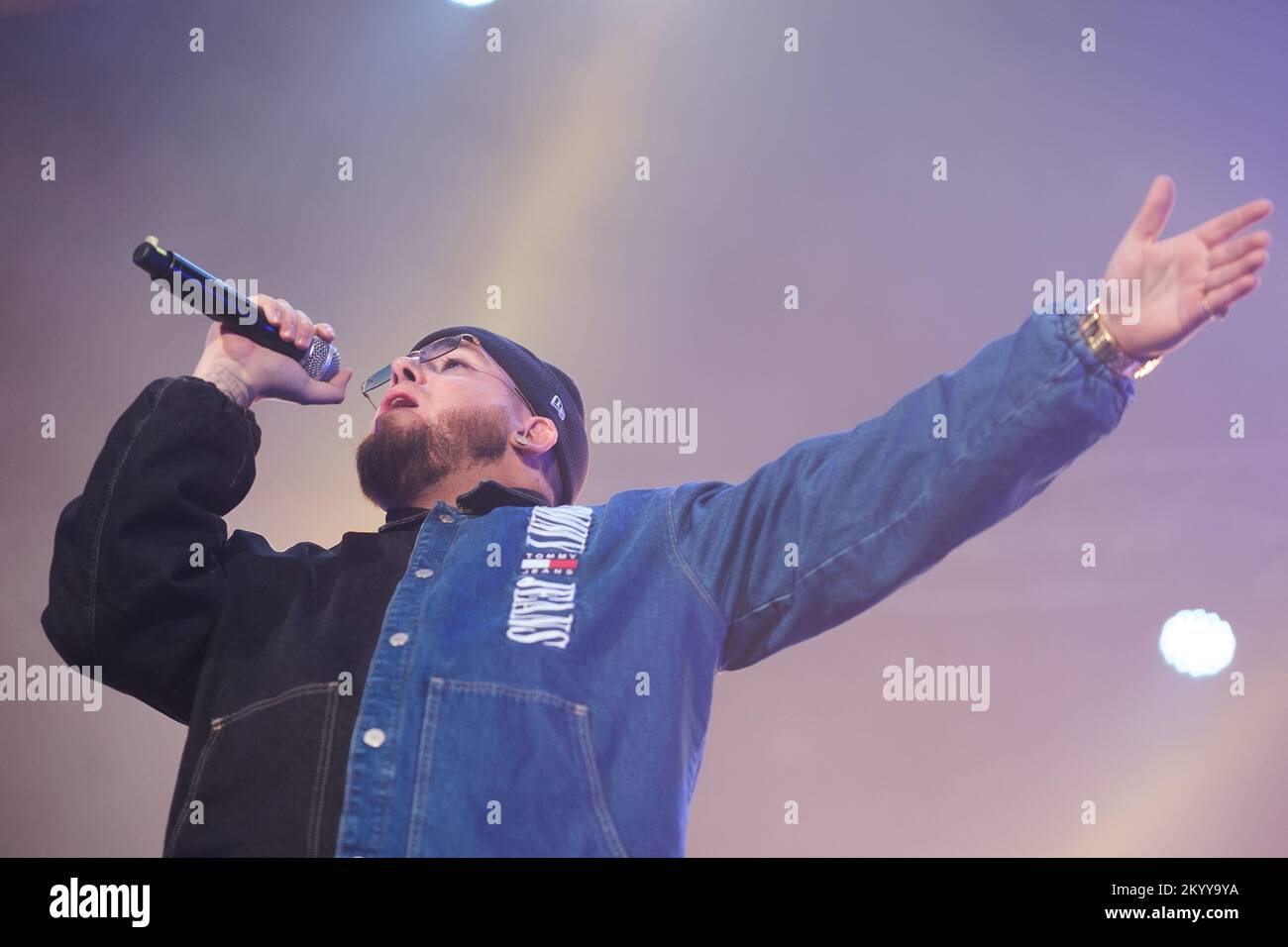 Madrid, Spain. 02nd Dec, 2022. Francisco Javier Rodriguez Morales better known artistically as Maka, performs during the concert 'Behind this tour there is a flamenco' at the Wizcenter in Madrid. Credit: SOPA Images Limited/Alamy Live News Stock Photo