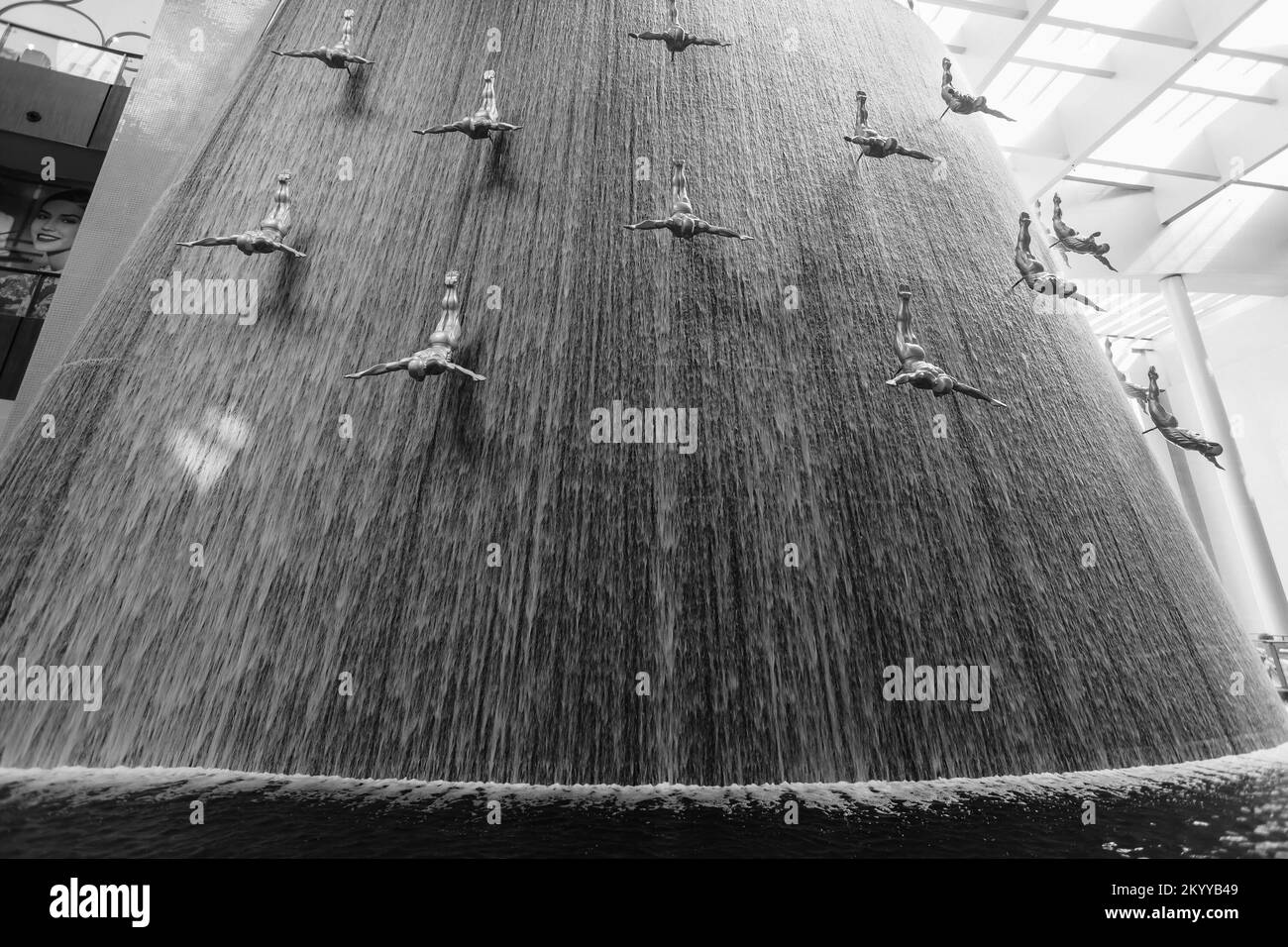 DUBAI OCTOBER 15, 2014 interior of the Dubai Mall. The Dubai Mall