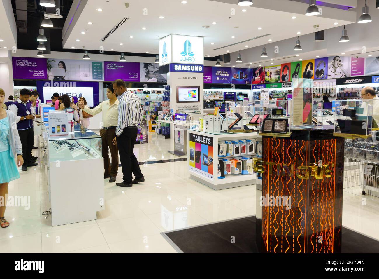 DUBAI OCTOBER 15, 2014 interior of the Dubai Mall. The Dubai Mall