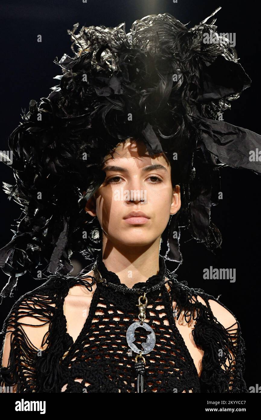 Model Sora Choi walks on the runway during the Givenchy Fashion Show during  Paris Fashion Week Spring Summer 2019 held in Paris, France on September  30, 2018. (Photo by Jonas Gustavsson/Sipa USA