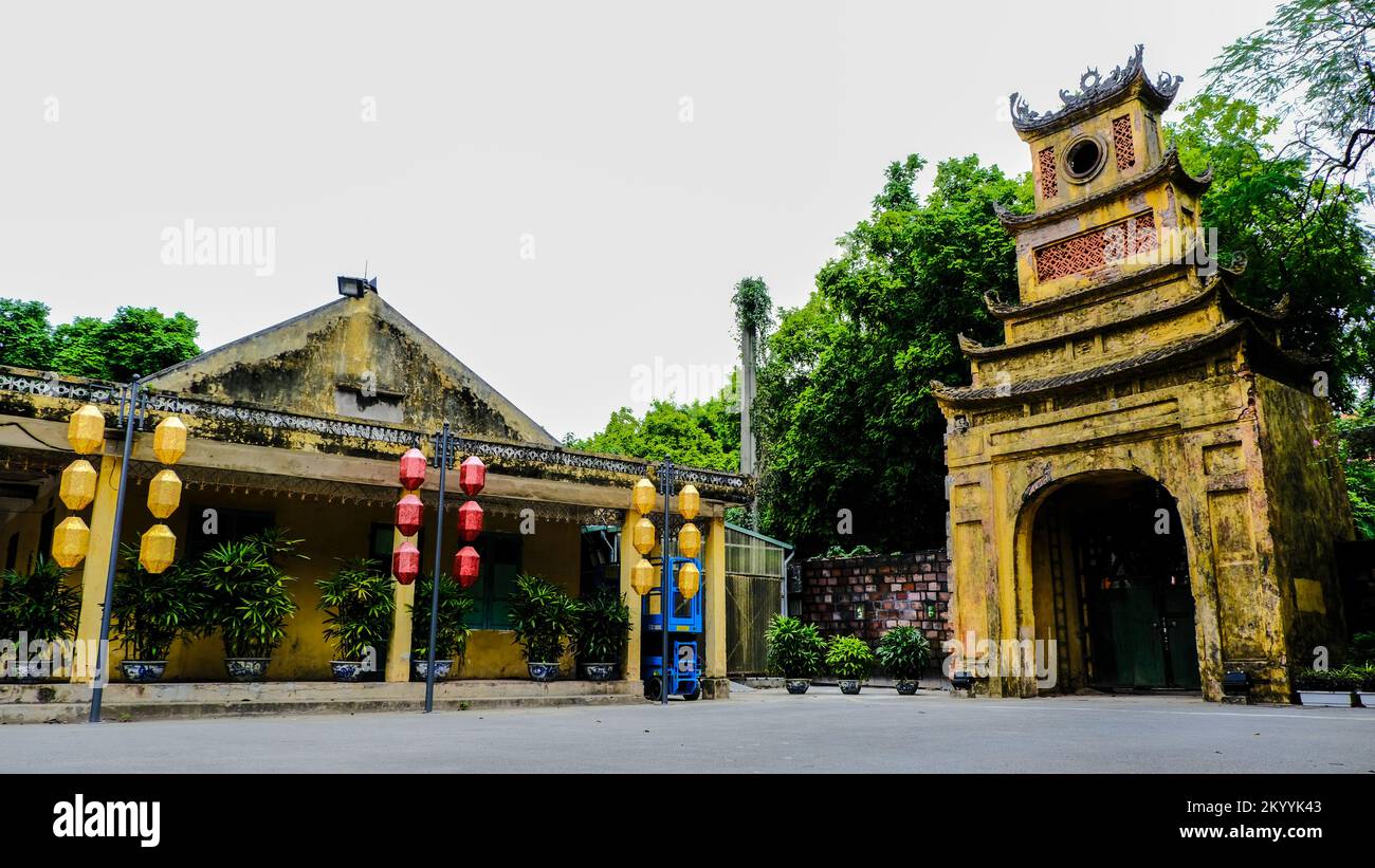 Imperial Citadel of Thang Long in Hanoi, Vietnam Stock Photo