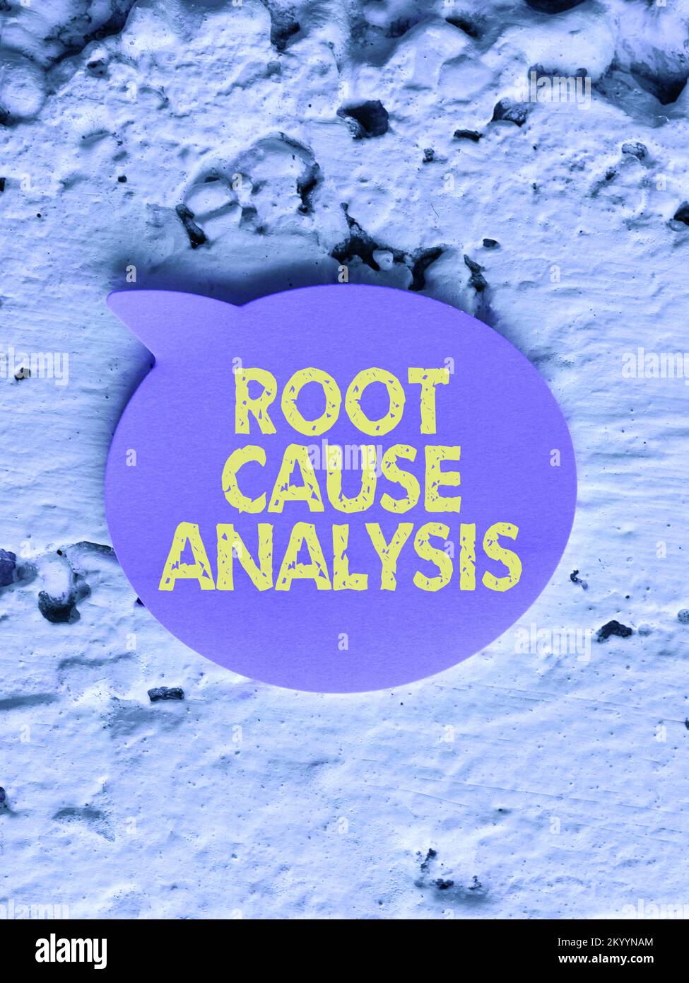 Conceptual display Root Cause Analysis. Internet Concept Method of Problem Solving Identify Fault or Problem Stock Photo