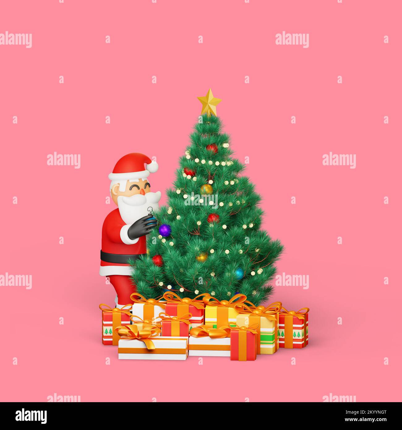 Mock up blank picture frame, Snowman and red popsicle sticks snowflakes 3D  render illustration Stock Photo - Alamy