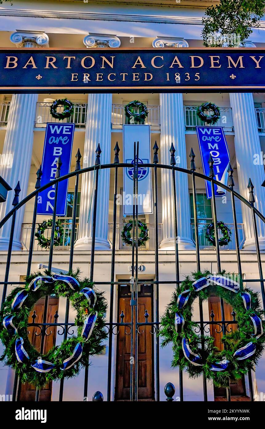 Barton Academy, the first public school in Alabama, is pictured, Nov. 30, 2022, in Mobile