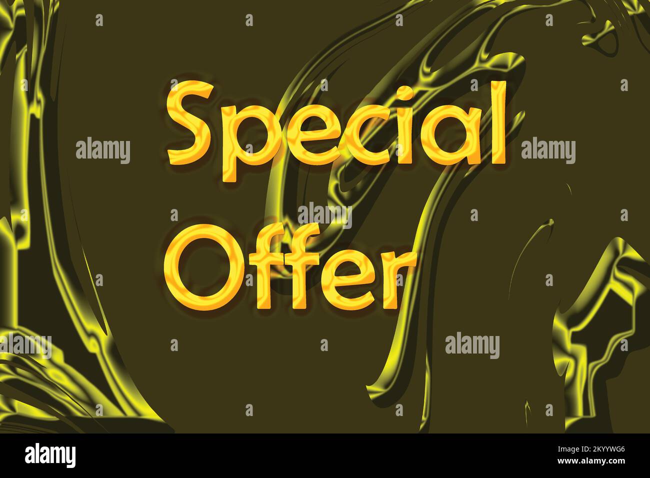 Gold color special offer Stock Vector