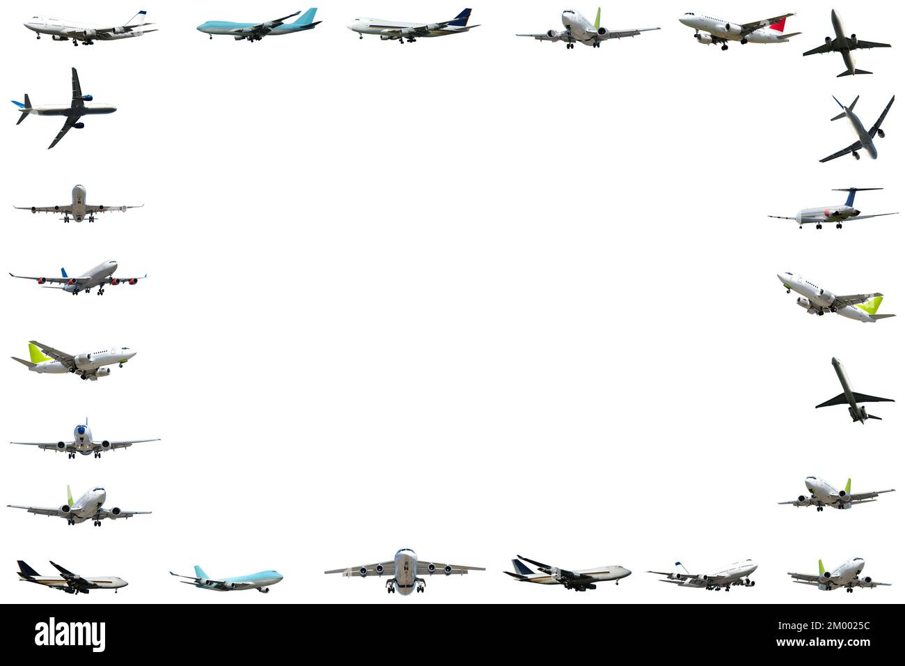 Plane frame isloated on white background. 5000 x 3333 pixels Stock