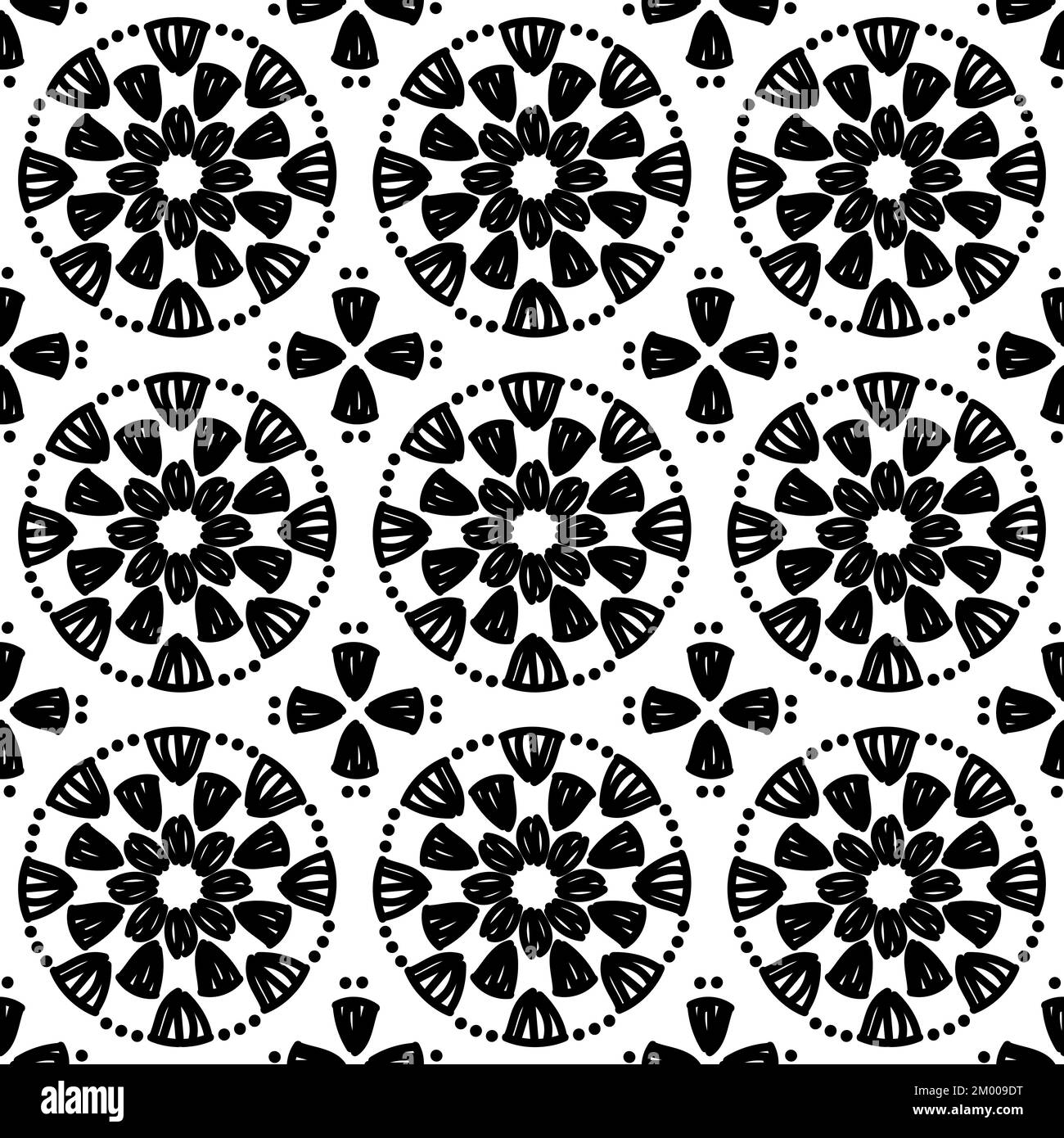 Patchwork pattern Black and White Stock Photos & Images Alamy