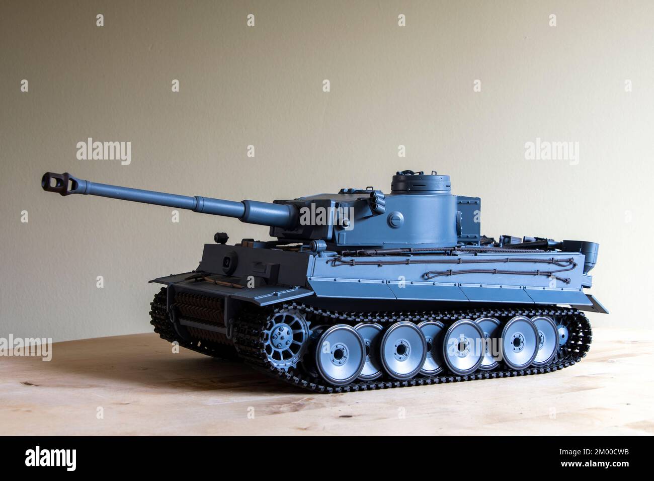 German Tiger Tank Radio Controlled Model, 1.16th Scale Stock Photo