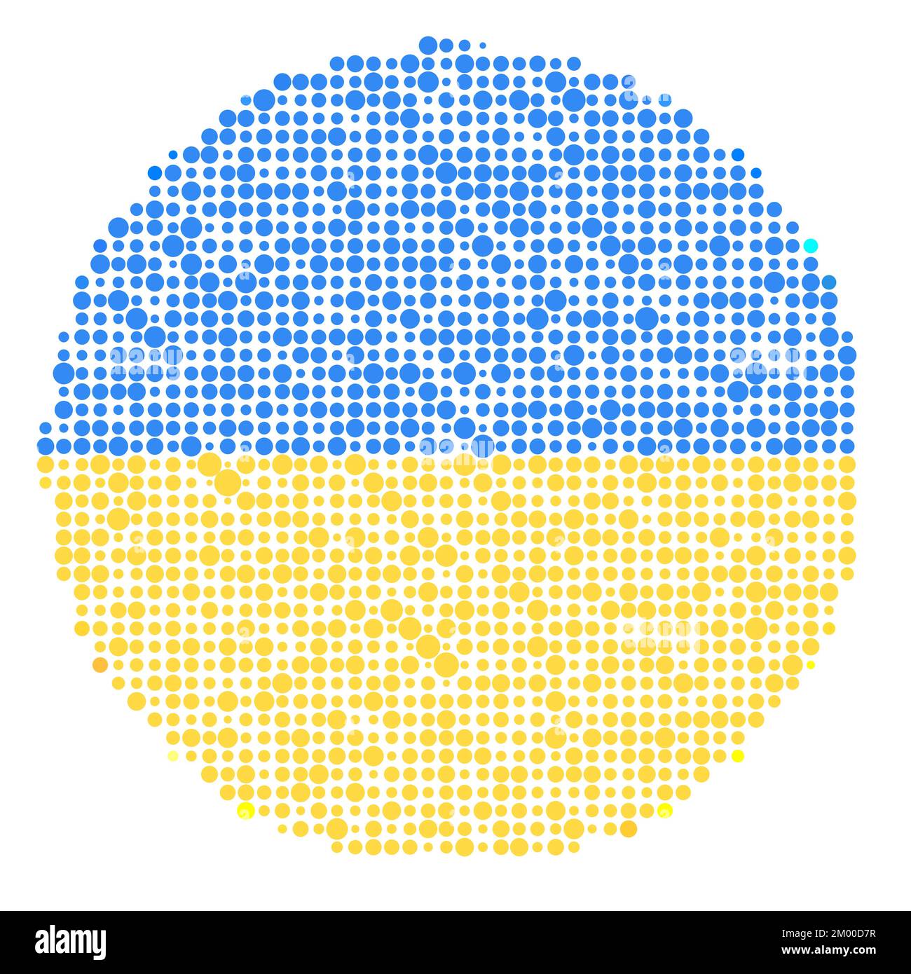 Ukraine Map Silhouette Pixelated generative pattern illustration Stock Vector