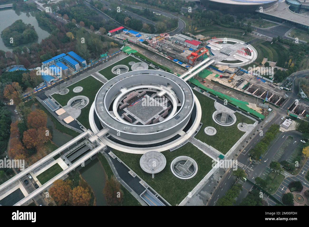 NANJING, CHINA - DECEMBER 3, 2022 - Aerial photo shows Nanjing ...