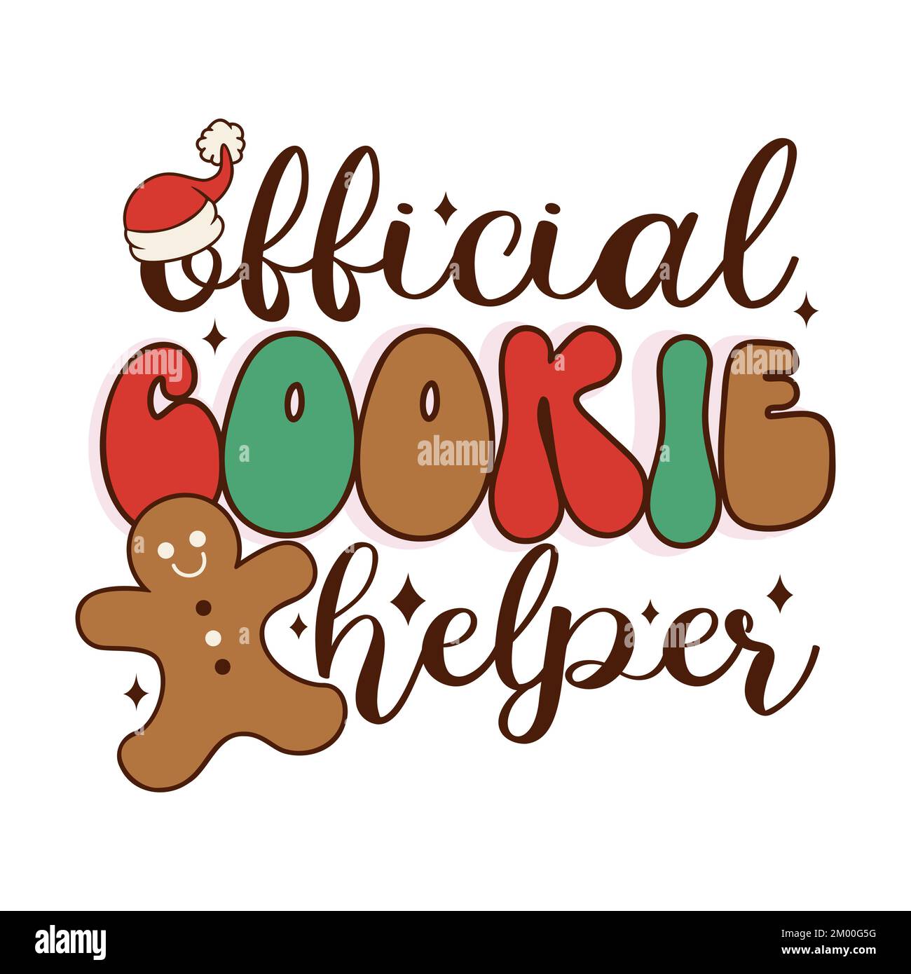 Merry Christmas Retro Baking Quotes Vector Illustration Stock Vector merry-christmas-retro-baking-quotes-vector-illustration-stock-vector