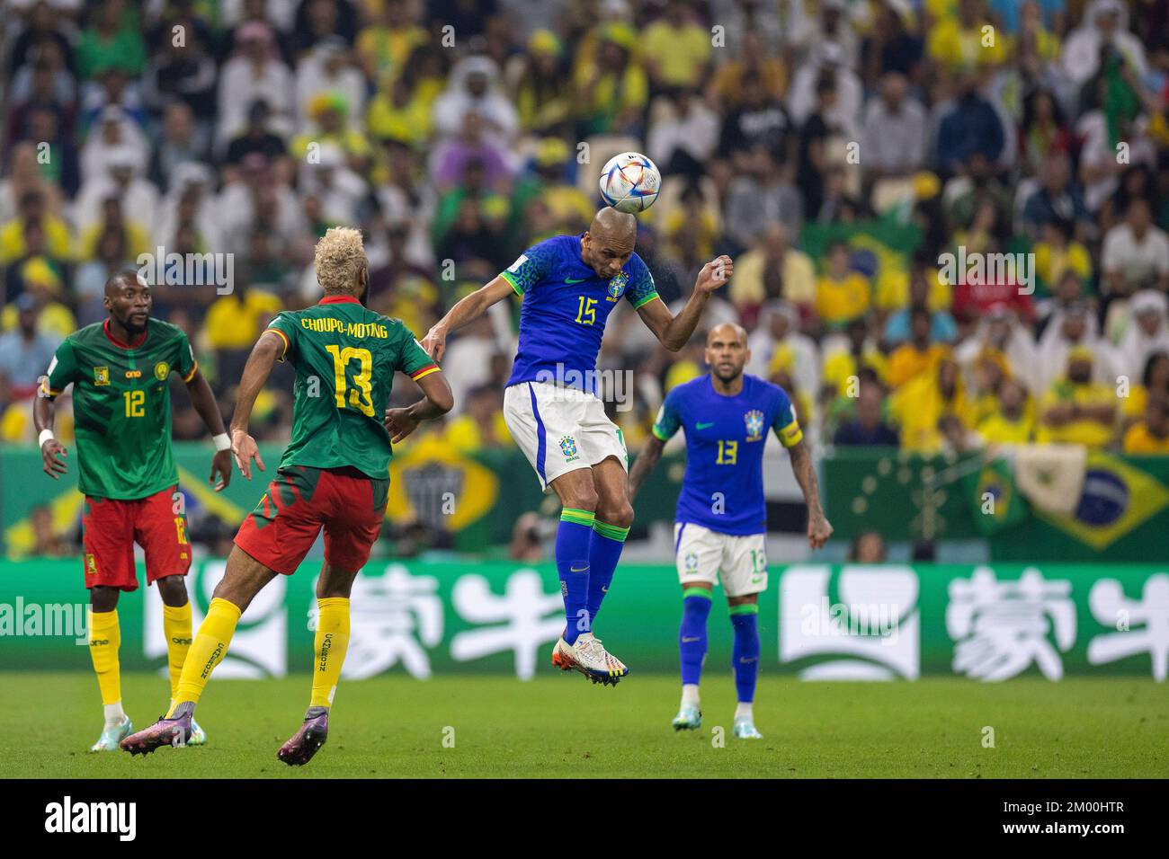 Lusail, Catar. 02nd Dec, 2022. Fabinho of Brazil during a match between ...