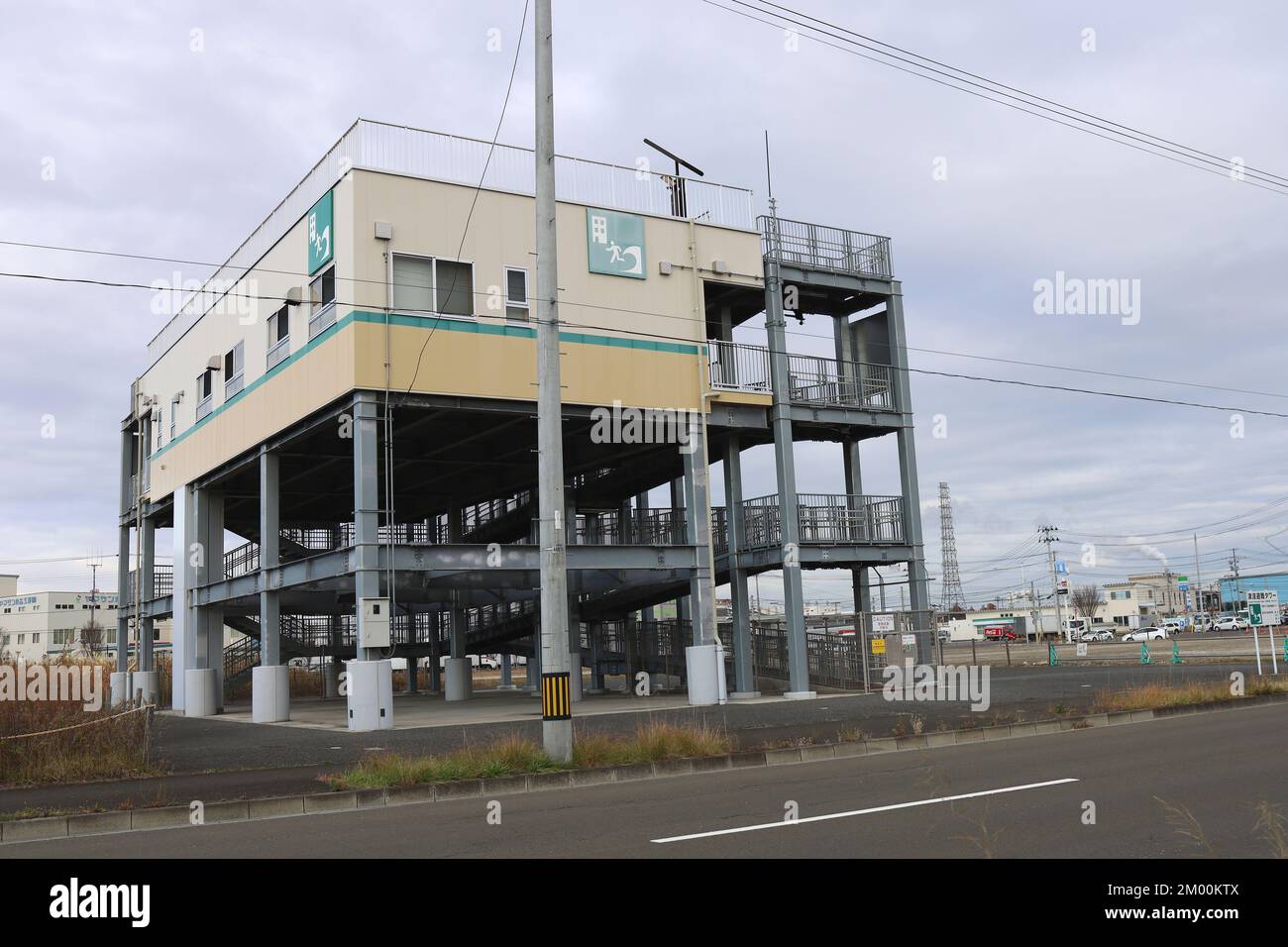 Tsunami tower japan