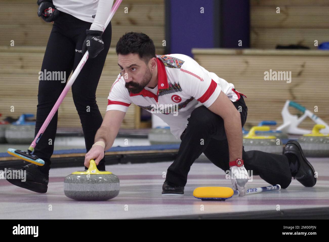 Dumfries, Scotland, 3 December 2022. Bilal Omer Cakir playing for