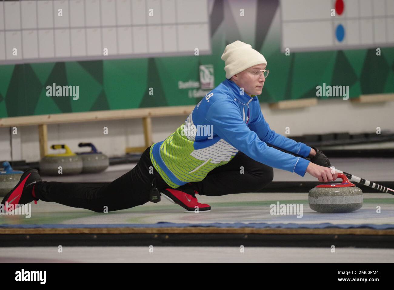 Dumfries, Scotland, 3 December 2022. Gaber Bor Zelinka playing for