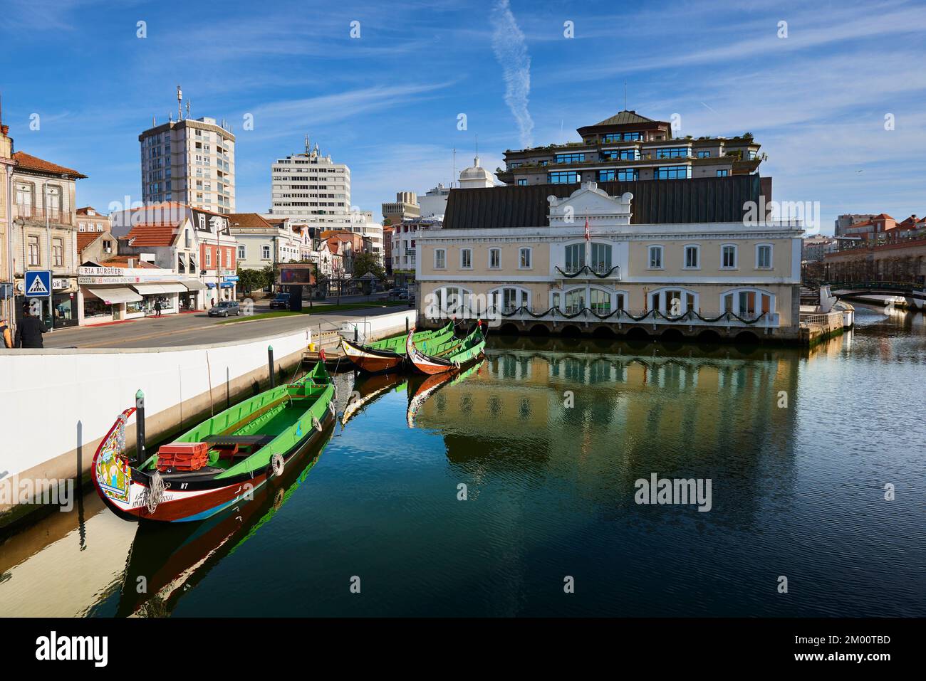Captaincy Building of Aveiro´s Port, Aveiro, Portugal, Europe. Stock Photo