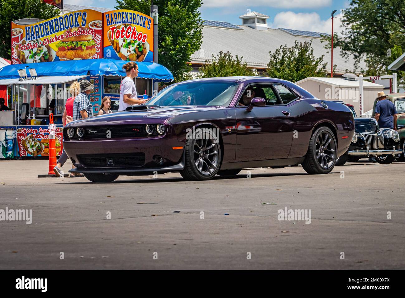 Des Moines, IA July 03, 2022 Wide angle front corner view of a 2019