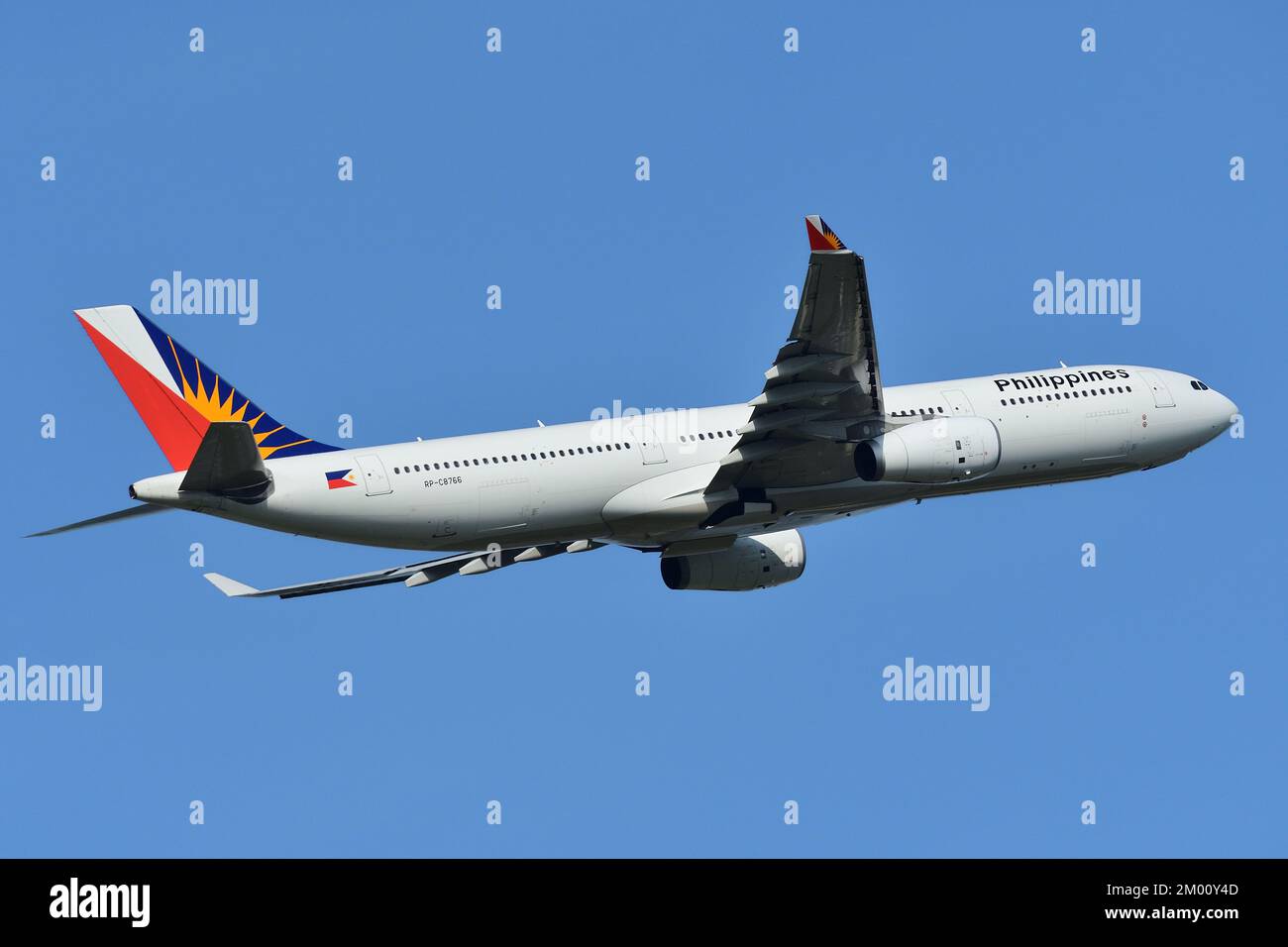 Chiba Prefecture, Japan - May 05, 2019: Philippine Airlines Airbus A330-300 (RP-C8766) passenger plane. Stock Photo