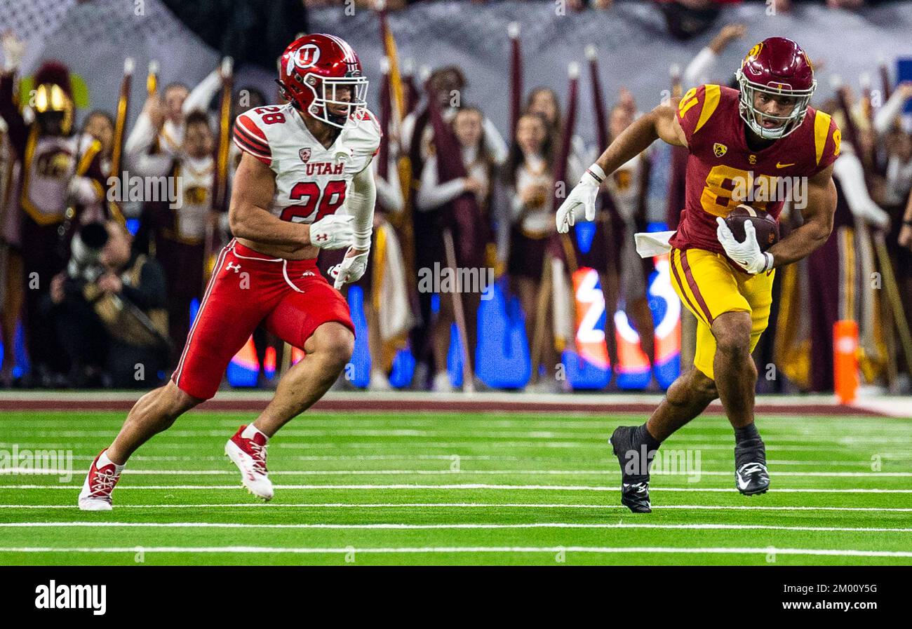 Allegiant Stadium. 02nd Dec, 2022. NV U.S.A. USC wide receiver Kyle