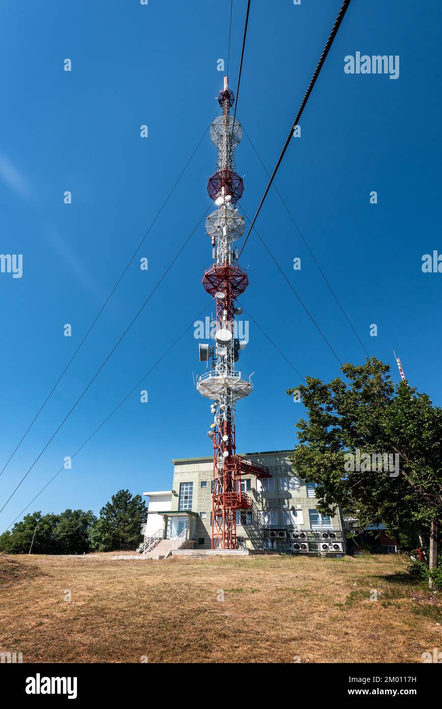 Transmission radio / tele tower equipment for transmitting signal of