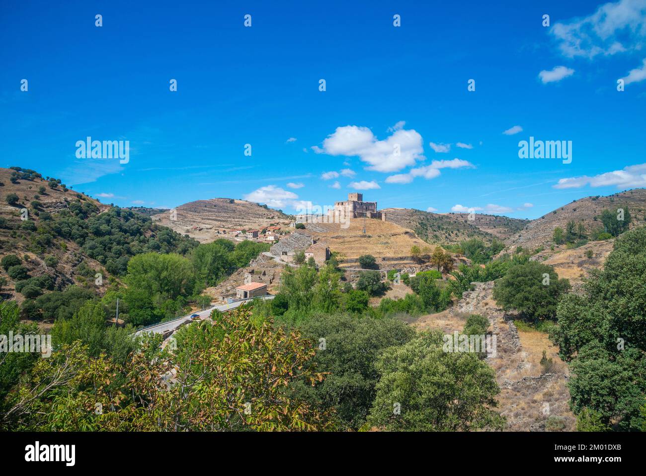 Overview. Magaña, Soria province, Castilla Leon, Spain. Stock Photo