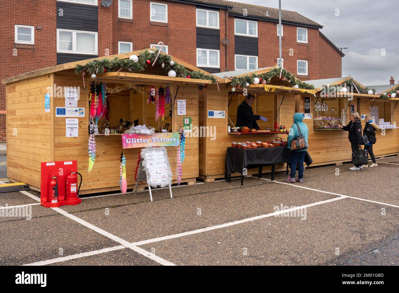 Great Yarmouth Christmas market 2022 Stock Photo Alamy