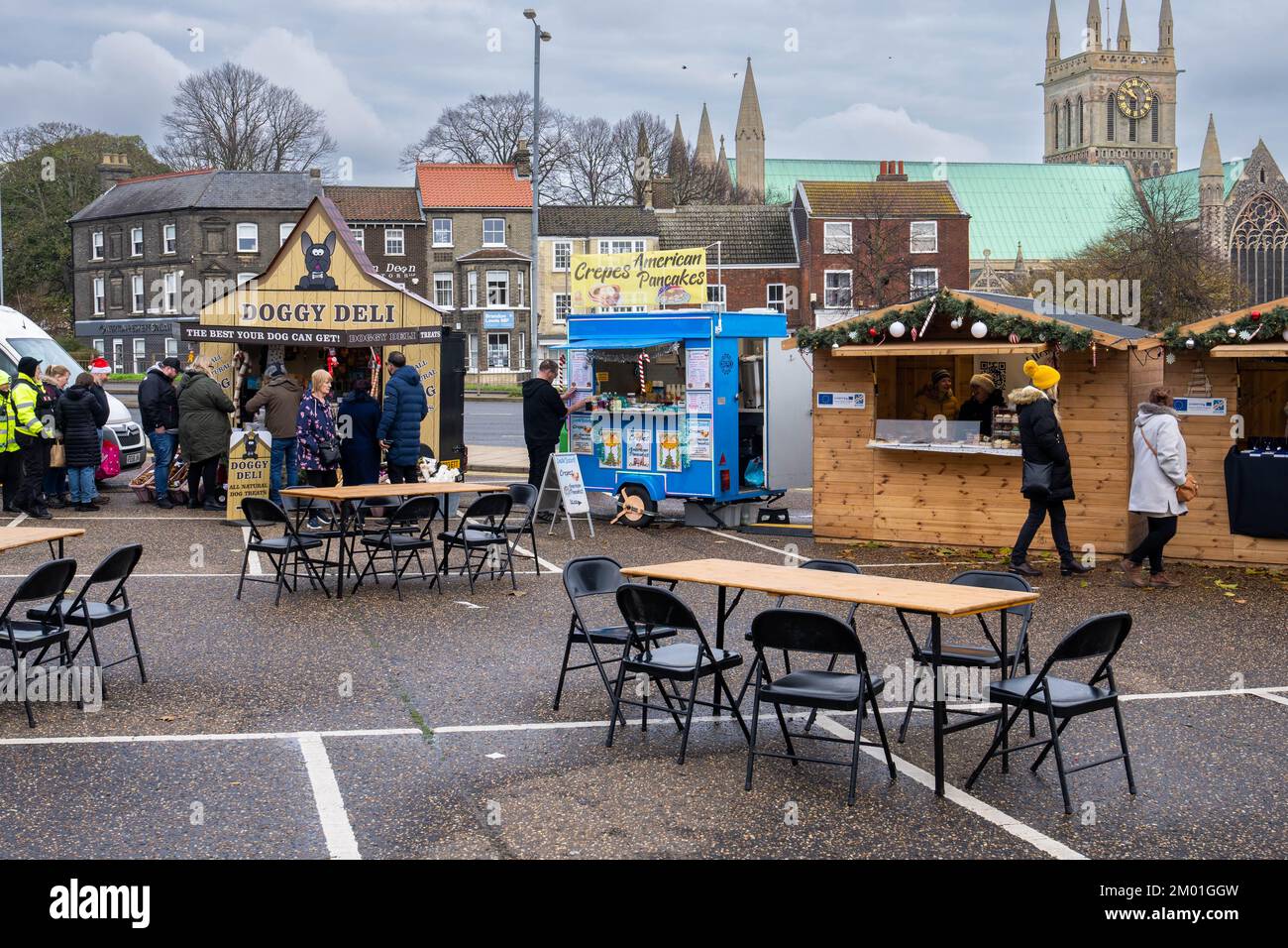 Great Yarmouth Christmas market 2022 Stock Photo Alamy