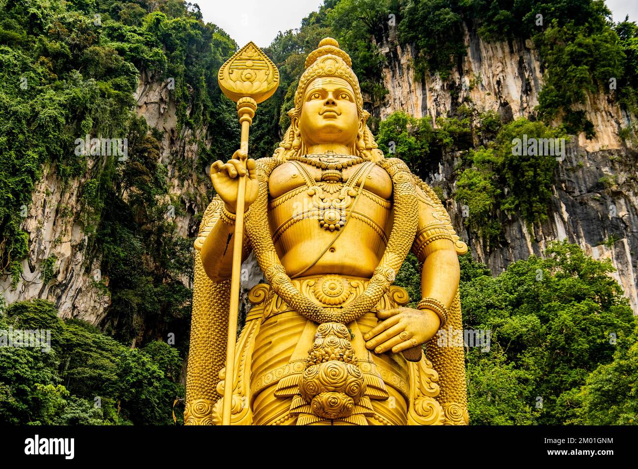 Lord Murugan at the Batu Caves in Gombak, Selangor, Malaysia, Asia ...