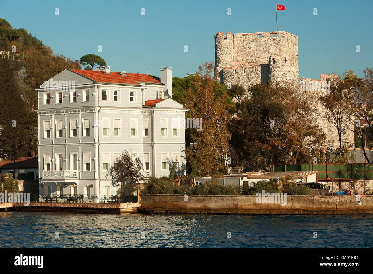 Anatolian Castle (Anadolu Hisari) In Istanbul.Historically Known As Guzelce  Hisar(meaning Proper Castle) Is A Fortress Located In Anatolian (Asian)  Side Of The Bosporus Stock Photo, Picture and Royalty Free Image. Image  91222018.