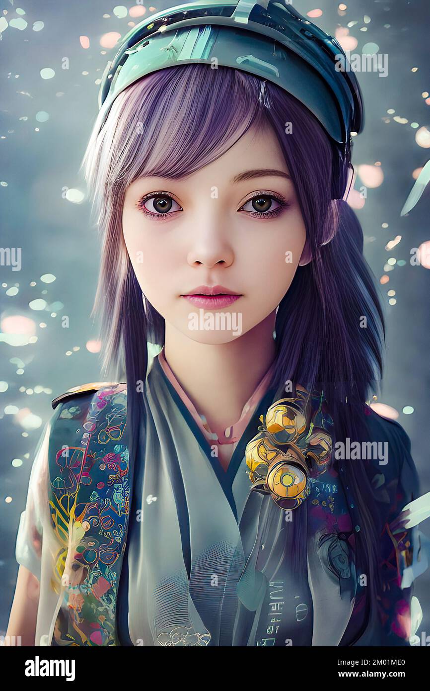 Modern anime girl hi-res stock photography and images - Page 3 - Alamy