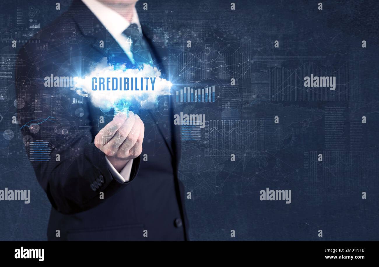 Businessman holding a light bulb, business concept Stock Photo - Alamy