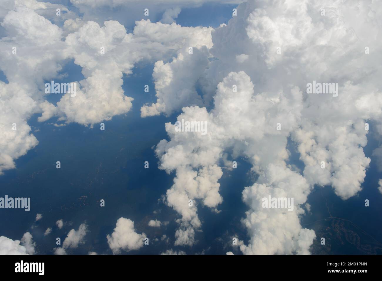 aerial view of the sky with clouds from jet flight Stock Photo - Alamy