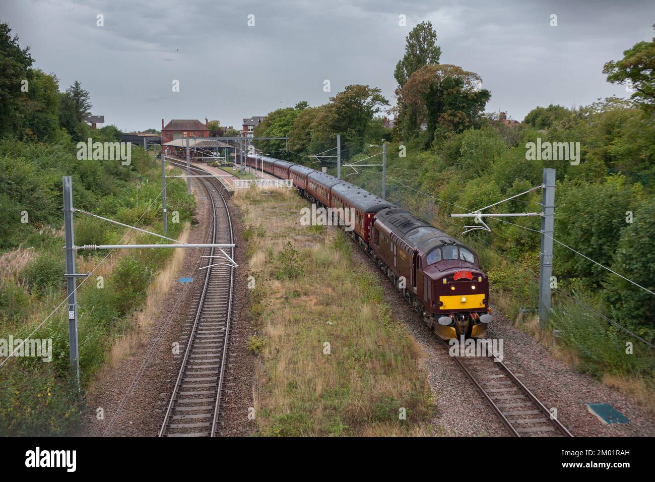 West Coast railways class 37 diesel 37676 at Poulton Le