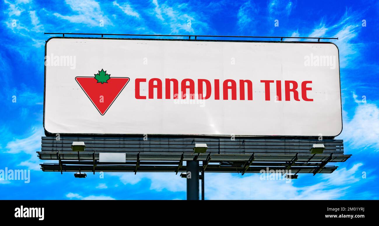 Canadian tire logo 2022 hi-res stock photography and images - Alamy