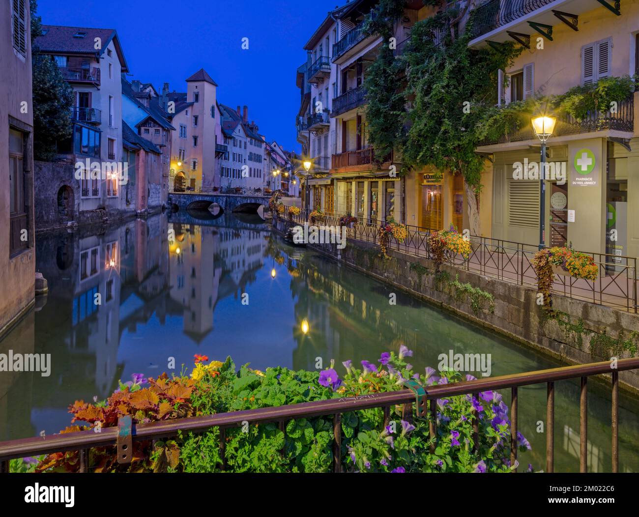 ANNECY, FRANCE - JULY 10, 2022: The old town. Stock Photo