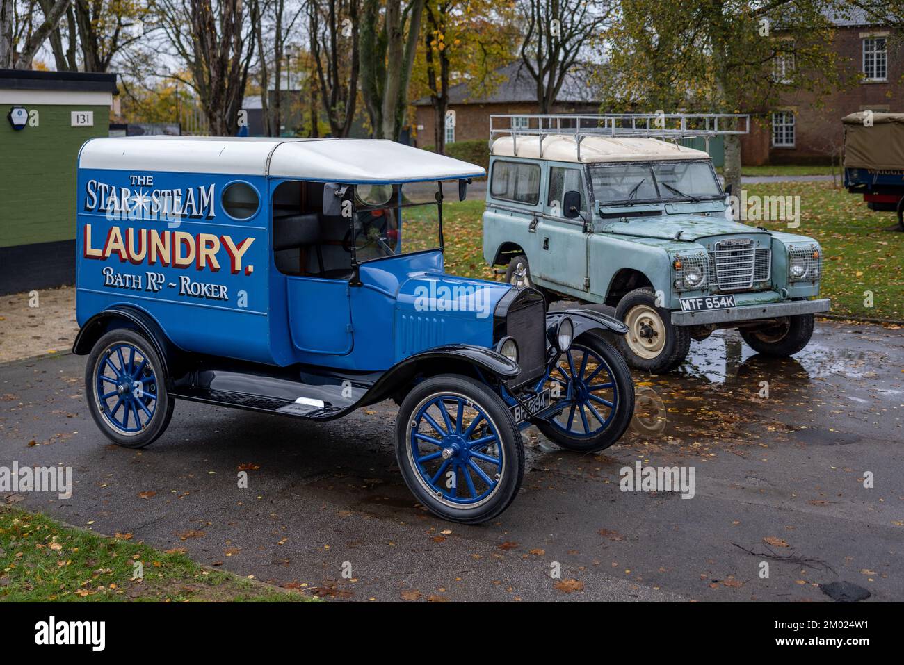 1921 Ford Model TT Truck & 1972 Land Rover, on display at the Workhorse ...