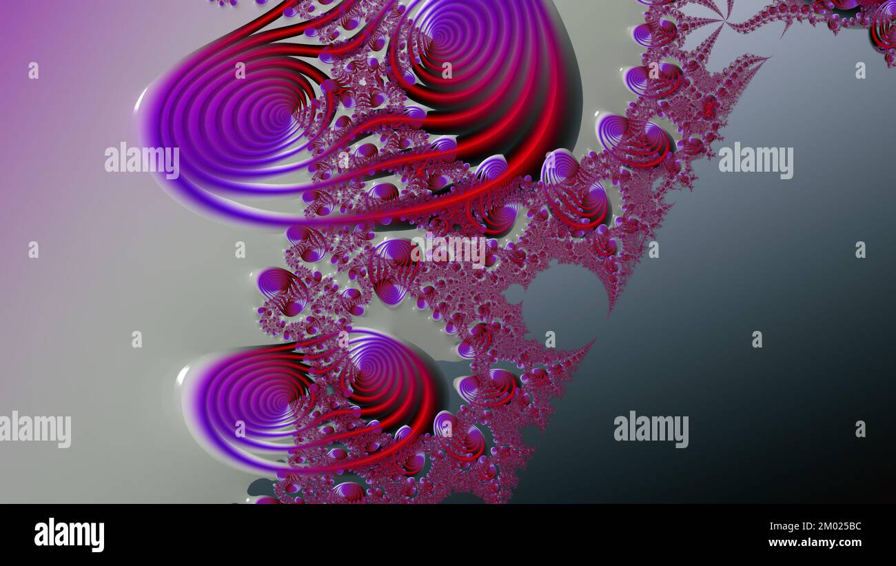 Abstract Computer generated Fractal design. A fractal is a never-ending ...