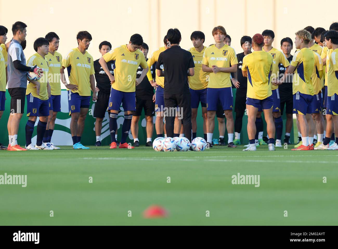 Doha, Qatar. 03rd Dec, 2022. Players of Japan during Japan training session at Al Sadd SC training center in Doha, Qatar on December 03, 2022. Photo: Igor Kralj/PIXSELL Credit: Pixsell/Alamy Live News Stock Photo