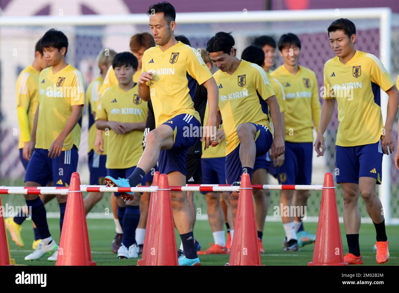 Doha, Qatar. 03rd Dec, 2022. Players of Japan during Japan training session at Al Sadd SC training center in Doha, Qatar on December 03, 2022. Photo: Igor Kralj/PIXSELL Credit: Pixsell/Alamy Live News Stock Photo